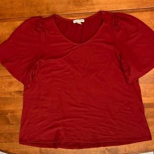 New York Laundry Red Blouse